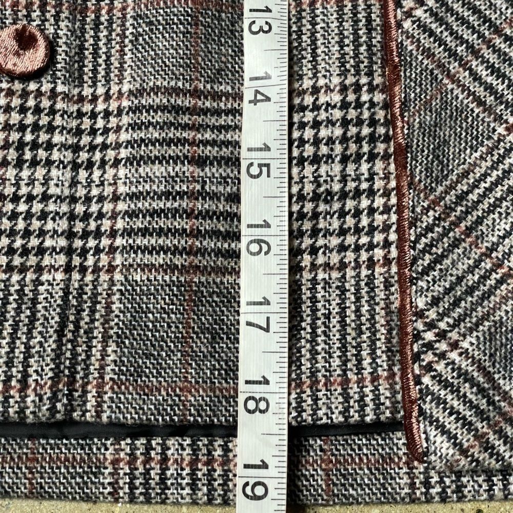Bagatelle Collection Multicolored Plaid Tweed Lined Skirt (Size: Medium) - Picture 8 of 15